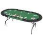 3-Part Folding Poker Board 9 Players Green Oval by vidaXL, Game and poker tables - Ref: Foro24-80210, Price: 169,45 €, Discou...
