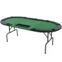 3-Part Folding Poker Board 9 Players Green Oval by vidaXL, Game and poker tables - Ref: Foro24-80210, Price: 169,45 €, Discou...