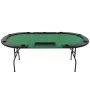 3-Part Folding Poker Board 9 Players Green Oval by vidaXL, Game and poker tables - Ref: Foro24-80210, Price: 169,45 €, Discou...