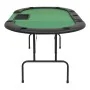 3-Part Folding Poker Board 9 Players Green Oval by vidaXL, Game and poker tables - Ref: Foro24-80210, Price: 169,45 €, Discou...