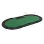 3-Part Folding Poker Board 9 Players Green Oval by vidaXL, Game and poker tables - Ref: Foro24-80210, Price: 169,45 €, Discou...