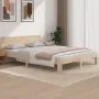 Solid wood bed frame 150x200 cm by vidaXL, Beds and slatted bases - Ref: Foro24-810500, Price: 117,10 €, Discount: %