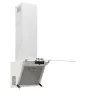 Steel and white tempered glass wall extractor hood 60 cm by vidaXL, Extractors - Ref: Foro24-51668, Price: 153,39 €, Discount: %