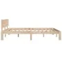 Solid wood bed frame 150x200 cm by vidaXL, Beds and slatted bases - Ref: Foro24-810500, Price: 117,10 €, Discount: %