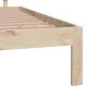 Solid wood bed frame 150x200 cm by vidaXL, Beds and slatted bases - Ref: Foro24-810500, Price: 117,10 €, Discount: %
