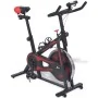 Black and red exercise bike with pulse sensors by vidaXL, Stationary bikes - Ref: Foro24-91190, Price: 241,07 €, Discount: %