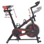 Black and red exercise bike with pulse sensors by vidaXL, Stationary bikes - Ref: Foro24-91190, Price: 241,07 €, Discount: %