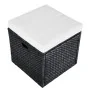 4-piece garden furniture set and black synthetic rattan cushions by vidaXL, Garden sets - Ref: Foro24-42586, Price: 440,77 €,...