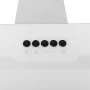Steel and white tempered glass wall extractor hood 60 cm by vidaXL, Extractors - Ref: Foro24-51668, Price: 153,39 €, Discount: %