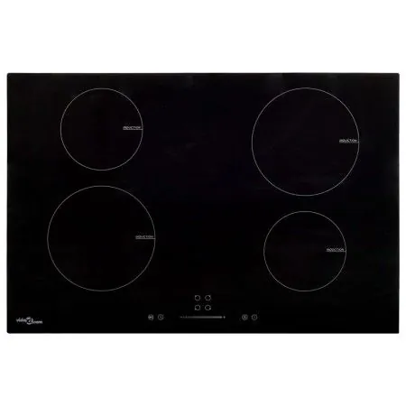 Induction hob with 4 burners touch control 77 cm 7000 W by vidaXL, kitchen plates - Ref: Foro24-51439, Price: 331,30 €, Disco...