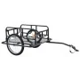 Remolque para bicicletas acero negro 130x73x48,5 cm de vidaXL, Remolques para bicicletas - Ref: Foro24-91770, Precio: 101,63 ...