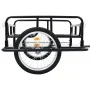 Remolque para bicicletas acero negro 130x73x48,5 cm de vidaXL, Remolques para bicicletas - Ref: Foro24-91770, Precio: 101,63 ...