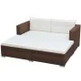 3-piece garden furniture set and brown synthetic rattan cushions by vidaXL, Garden sets - Ref: Foro24-42747, Price: 307,73 €,...
