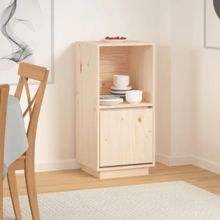 Solid pine wood sideboard 38x35x80 cm by vidaXL, Sideboards - Ref: Foro24-814344, Price: 52,73 €, Discount: %