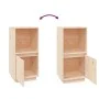 Sideboard aus massivem Kiefernholz, 38 x 35 x 80 cm von vidaXL, Sideboards - Ref: Foro24-814344, Preis: 52,73 €, Rabatt: %