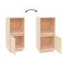 Solid pine wood sideboard 38x35x80 cm by vidaXL, Sideboards - Ref: Foro24-814344, Price: 52,73 €, Discount: %