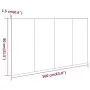 Bettkopfteil aus Sonoma-Sperrholz, 160 x 1,5 x 80 cm von vidaXL, Kopf- und Fußteile - Ref: Foro24-811037, Preis: 59,35 €, Rab...