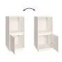 Sideboard aus massivem weißem Kiefernholz, 38 x 35 x 80 cm von vidaXL, Sideboards - Ref: Foro24-814345, Preis: 39,54 €, Rabat...
