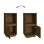 Honey brown solid pine wood sideboard 38x35x80 cm by vidaXL, Sideboards - Ref: Foro24-814347, Price: 41,68 €, Discount: %