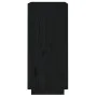 Solid black pine wood sideboard 38x35x80 cm by vidaXL, Sideboards - Ref: Foro24-814348, Price: 46,57 €, Discount: %