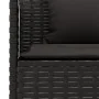 L-shaped garden sofa with black synthetic rattan cushions by vidaXL, Outdoor sofas - Ref: Foro24-362336, Price: 256,70 €, Dis...