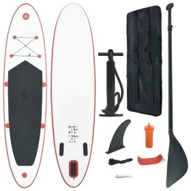 Inflatable red and white paddle surf set SUP board by vidaXL, Paddleboards - Ref: Foro24-90632, Price: 142,33 €, Discount: %