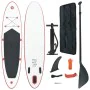 Set de paddel surf tabla SUP inflable rojo y blanco de vidaXL, Paddleboards - Ref: Foro24-90632, Precio: 142,33 €, Descuento: %