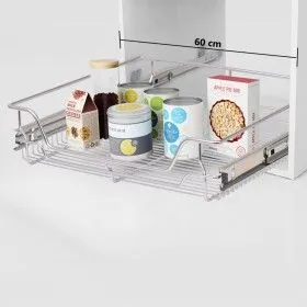 Removable wire trays 2 units silver 600 mm by vidaXL, Kitchen utensil containers - Ref: Foro24-50481, Price: 85,51 €, Discoun...