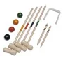 Wooden croquet set for 4 players by vidaXL, Grass games - Ref: Foro24-90687, Price: 28,01 €, Discount: %