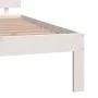 Estructura de cama madera maciza blanco Supe King 180x200 cm de vidaXL, Camas y somieres - Ref: Foro24-810511, Precio: 125,65...