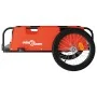 Anhänger für Fahrräder aus Eisen und orangefarbenem Oxford-Stoff von vidaXL, Fahrradanhänger - Ref: Foro24-94173, Preis: 94,0...