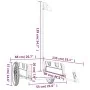 Anhänger für Fahrräder aus Eisen und orangefarbenem Oxford-Stoff von vidaXL, Fahrradanhänger - Ref: Foro24-94173, Preis: 94,0...