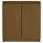 Hilfsschrank aus massivem Kiefernholz in Honigbraun 60x36x65 cm von vidaXL, Sideboards - Ref: Foro24-808101, Preis: 89,49 €, ...