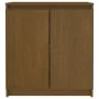 Solid pine wood auxiliary cabinet in honey brown color, measuring 60x36x65 cm. by vidaXL, Sideboards - Ref: Foro24-808101, Pr...