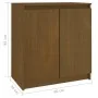 Hilfsschrank aus massivem Kiefernholz in Honigbraun 60x36x65 cm von vidaXL, Sideboards - Ref: Foro24-808101, Preis: 89,49 €, ...