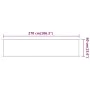Toldo vertical blanco 60x270 cm tela oxford de vidaXL, Sombrillas - Ref: Foro24-148150, Precio: 22,54 €, Descuento: %