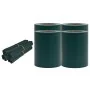4 Stück Sichtschutzwände aus mattem grünen PVC, 35x0,19 m. von vidaXL, Zaunpaneele - Ref: Foro24-147870, Preis: 97,61 €, Raba...