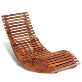Akazienholz Schaukelliege von vidaXL, Gartenstühle - Ref: Foro24-42652, Preis: 102,66 €, Rabatt: %