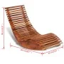 Akazienholz Schaukelliege von vidaXL, Gartenstühle - Ref: Foro24-42652, Preis: 102,66 €, Rabatt: %