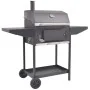 Holzkohle-Räuchergrill mit schwarzem unteren Regal von vidaXL, Grillen - Ref: Foro24-43048, Preis: 292,63 €, Rabatt: %