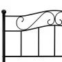 Estructura de cama de metal negro 120x200 cm de vidaXL, Camas y somieres - Ref: Foro24-284525, Precio: 122,74 €, Descuento: %