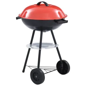 Tragbarer Holzkohlegrill mit XXL-Rädern, 44 cm. von vidaXL, Grillen - Ref: Foro24-46611, Preis: 61,98 €, Rabatt: %