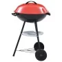 Barbacoa de carbón portátil con ruedas XXL 44 cm by vidaXL, Barbecues - Ref: Foro24-46611, Price: 62,13 €, Discount: %