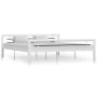 Black and white metal bed frame 180x200 cm by vidaXL, Beds and slatted bases - Ref: Foro24-284549, Price: 177,31 €, Discount: %
