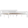 Black and white metal bed frame 180x200 cm by vidaXL, Beds and slatted bases - Ref: Foro24-284549, Price: 177,31 €, Discount: %