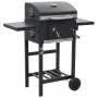Charcoal barbecue with black bottom shelf by vidaXL, Barbecues - Ref: Foro24-44280, Price: 233,89 €, Discount: %