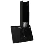 Stainless steel extractor hood black tempered glass 60 cm by vidaXL, Extractors - Ref: Foro24-51662, Price: 175,40 €, Discoun...