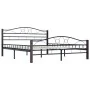 Schwarzer Metallbettrahmen 160x200 cm von vidaXL, Betten und Lattenroste - Ref: Foro24-285294, Preis: 157,83 €, Rabatt: %