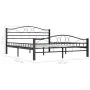 Schwarzer Metallbettrahmen 160x200 cm von vidaXL, Betten und Lattenroste - Ref: Foro24-285294, Preis: 157,83 €, Rabatt: %