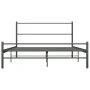 Graues Metallbettgestell 160x200 cm von vidaXL, Betten und Lattenroste - Ref: Foro24-286495, Preis: 105,63 €, Rabatt: %